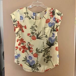 Lily White Floral Blouse